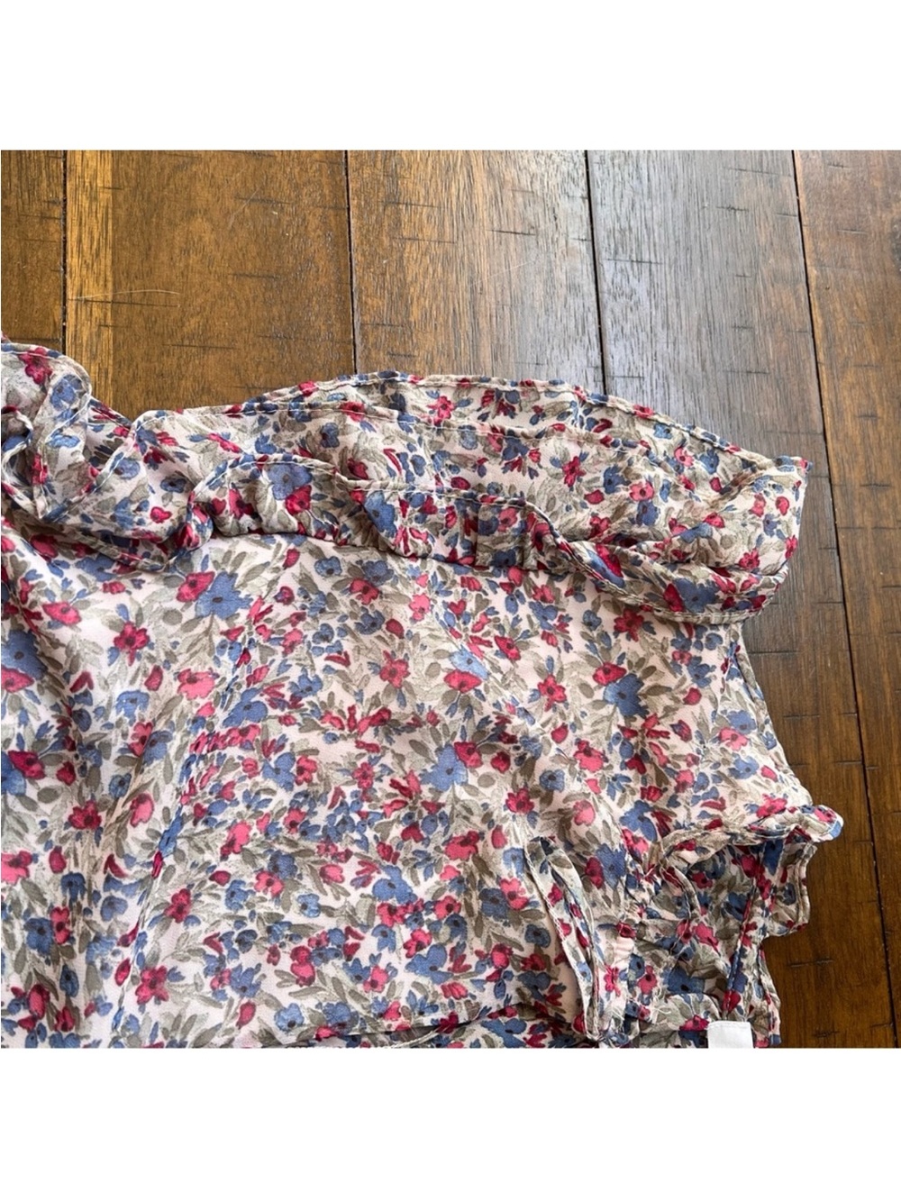 BB Dakota by Steve Madden Canyon Moon Blue and Pink Floral Dress XXL - Picture 11 of 13